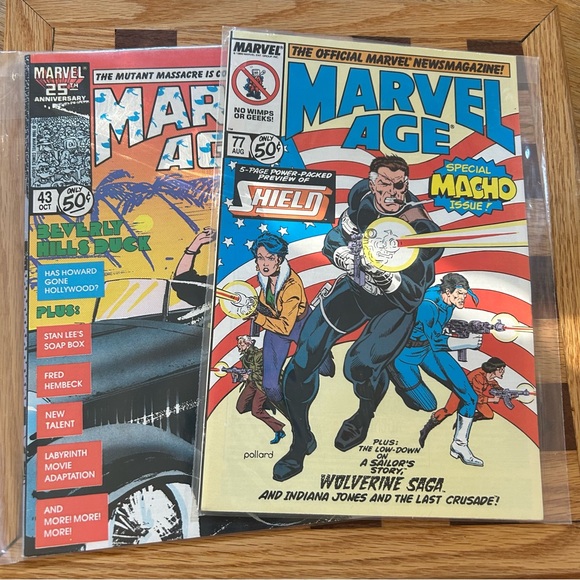 Vintage Comic Book Bundle - Marvel Age - Great Graphics - 2 qty - Picture 2 of 12